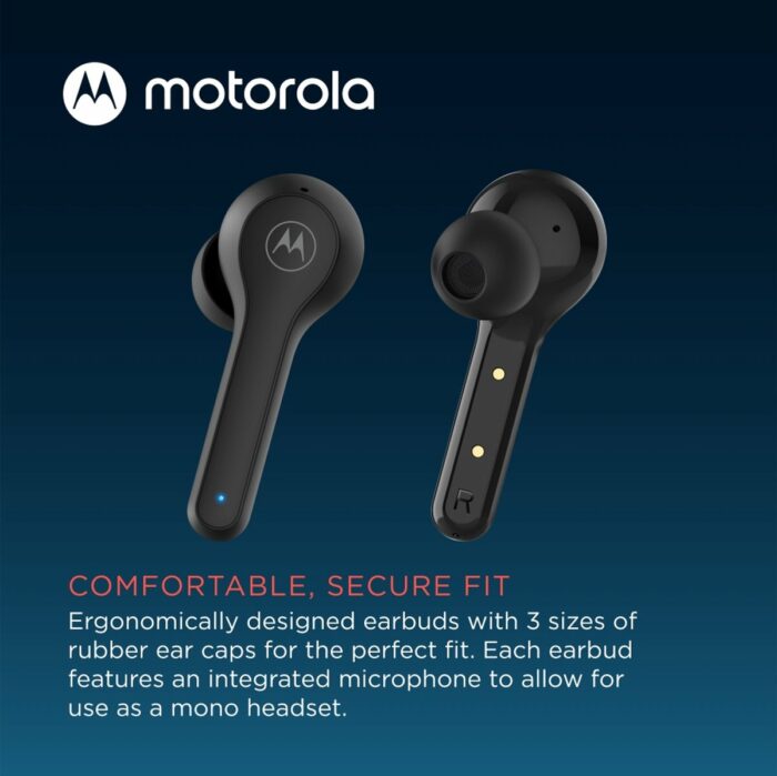 Motorola MOTO BUDS 085 Draadloze Oordopjes - Waterbestendig - Microfoon - Touch Control - Zwart - Image 6