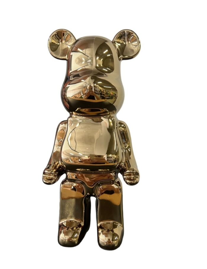 Ceramic bear gold