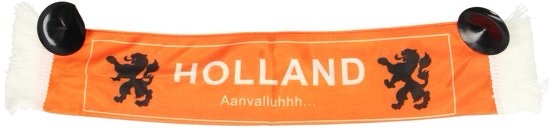 Nederland Banner Oranje 38 X 8 cm. - Afbeelding 3